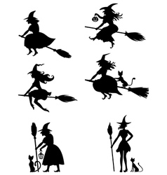 Witch set Witch set vector image