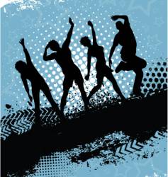 Grunge party vector image