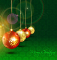Christmas hanging ball Christmas hanging ball vector image
