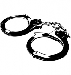Handcuffs vector image