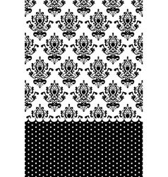 Black and white wallpaper vector image