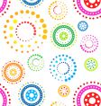 Funky circles pattern vector image