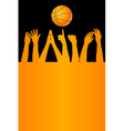 Basketball card vector image