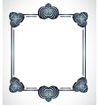Frame with abstract shapes vector image