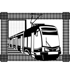 Urban electric vector image