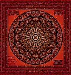Mandala Hindu symbol vector image