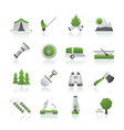 Travel and Tourism icons vector image