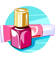 Nail polish vector image