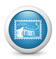 Athens Postage stamp vector image