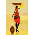 Native african women vector image
