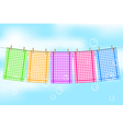 Colorful towels vector image