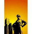 Military man vector image