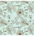 Floral seamless pattern vector image