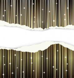 Torn wrapping paper vector illustration vector image