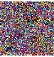 Seamless colorful geometric pattern vector image
