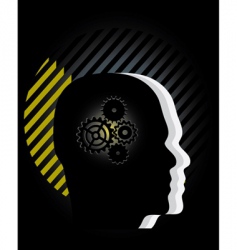 Gear symbol vector image