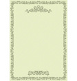 Vintage frame vector image