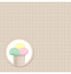 Ice cream vector image