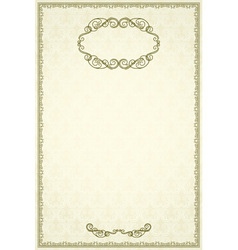 Vintage frame vector image