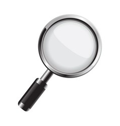 Magnifying glass vector image
