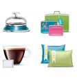 Travel and vacations icons vector image