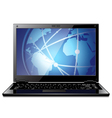 Laptop vector image