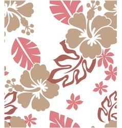 Seamless flower summer vector image