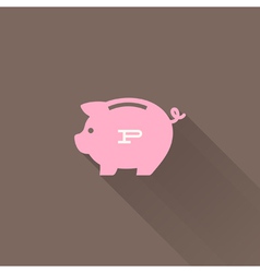 Piggy bank vector image