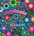 Happiness and dream vector image