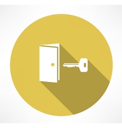 Enterance icon vector image