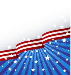 Usa flag theme vector image