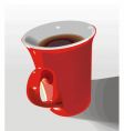 Black tea vector image