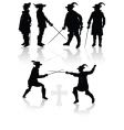Royal musketeers vector image