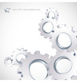 Gear background vector image