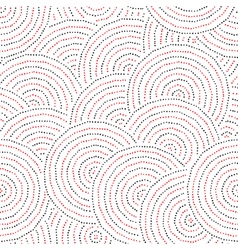Dotted seamless pattern vector image