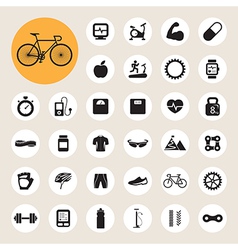 Sports Icons set vector image