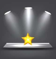 Glass Shelf vector image