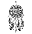 Ethnic American Indian Dream catcher Ethnic American Indian Dream catcher vector image