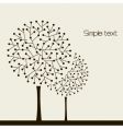Trees design vector image