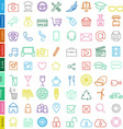 Web icons set for business vector image
