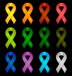 Ribbon Symbols vector image
