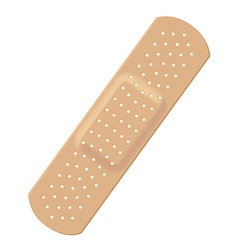 Bandaid skin color vector image
