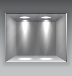 Empty Store Shelf vector image