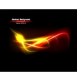 Color abstract glowing background vector image