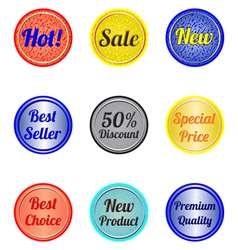 Label vector image