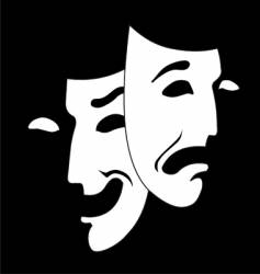 Theater mask vector image
