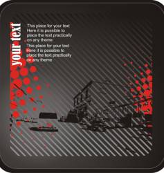 Urban background vector image