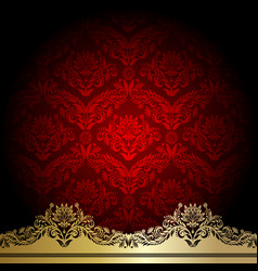 Red background vector image