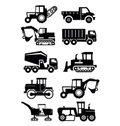 Construction transport vector image
