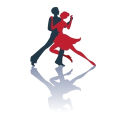 Tango dancers vector image